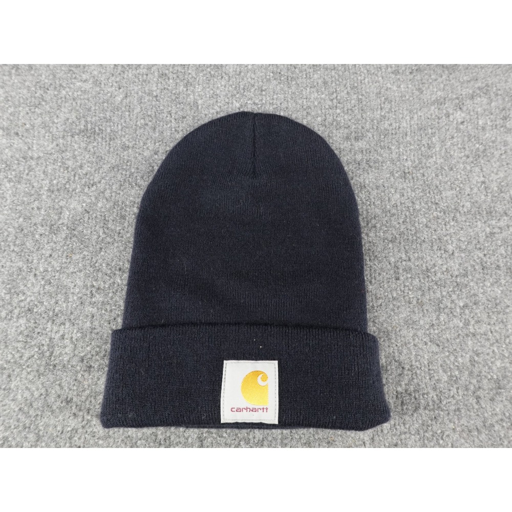 Carhartt Acrylic Watch Hat Navy‎ Blue Beanie Mens OS A18 NVY Good